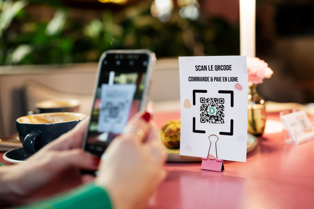 Le QR code, un moyen rapide de commander
